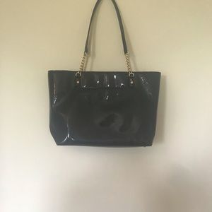 Michael Kors black and gold chain purse